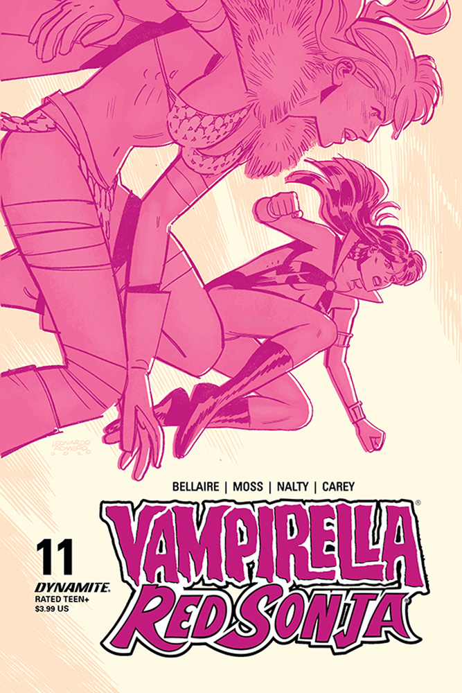 Image: Vampirella / Red Sonja #11 (cover C - Romero & Bellaire) - Dynamite