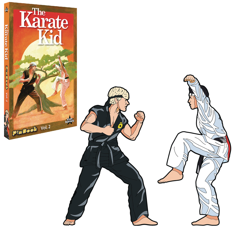 Image: Karate Kid V2 Pin Book Set  - Icon Heroes