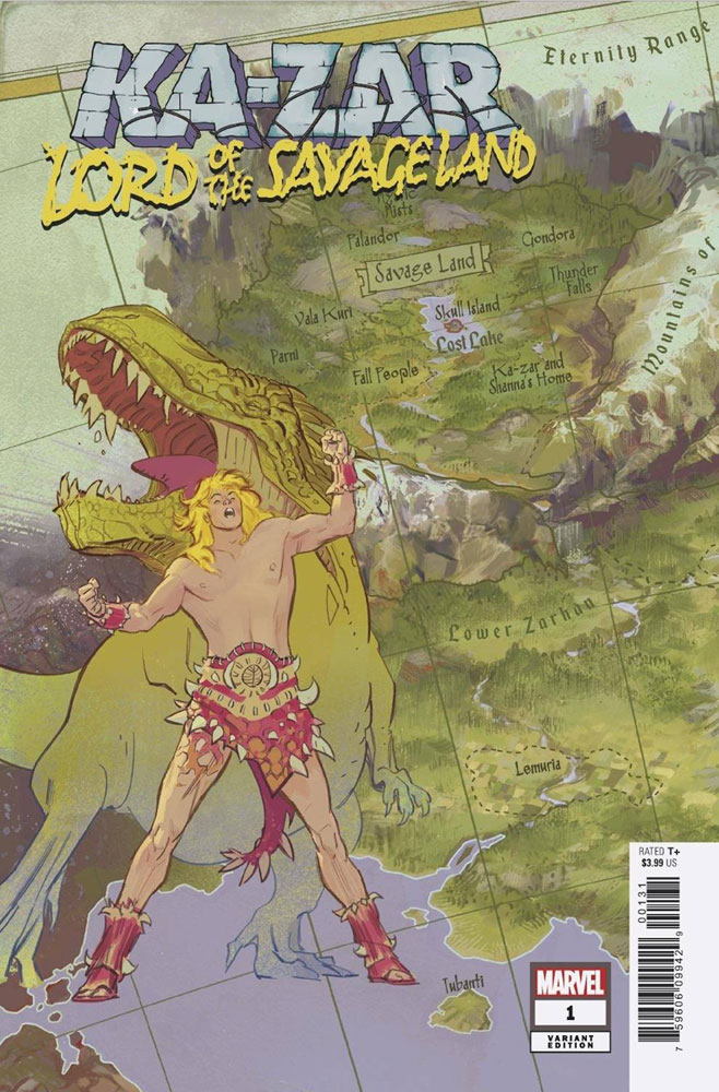 Image: Ka-Zar: Lord of the Savage Land #1 (variant Map cover - Garcia)  [2021] - Marvel Comics