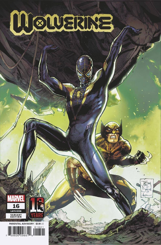 Image: Wolverine #16 (variant Miles Morales 10th Anniversary cover - Tony Daniel) - Marvel Comics