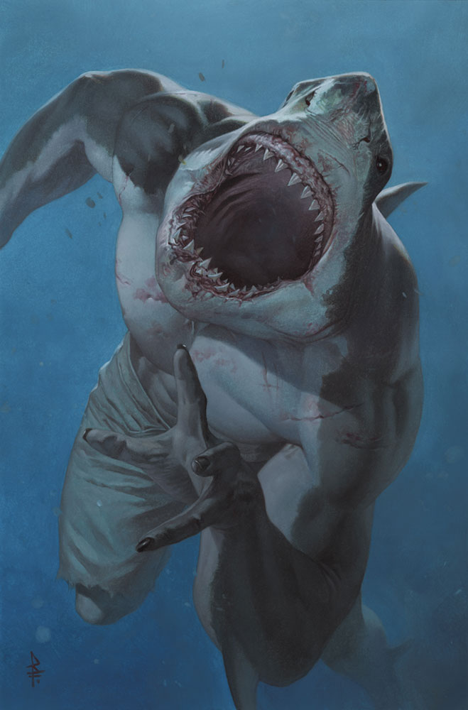 Image: Suicide Squad: King Shark #1 (variant card stock cover - Riccardo Federici)  [2021] - DC Comics