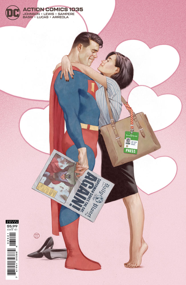 Image: Action Comics #1035 (variant card stock cover - Julian Totino Tedesco)  [2021] - DC Comics