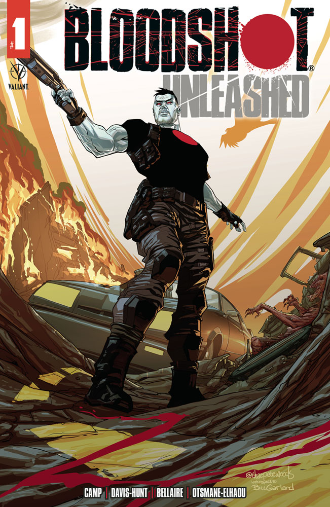 Image: Bloodshot Unleashed #1 (cover C - Woods) - Valiant Entertainment LLC