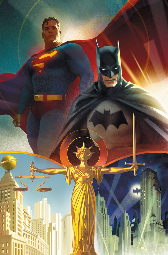 Image: Batman / Superman: World's Finest #7 (cover B card stock - Joshua Middleton)  [2022] - DC Comics