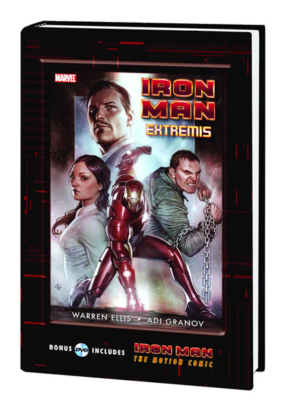 Image: Iron Man Extremis HC  (w/Motion Comic DVD) - Marvel Comics