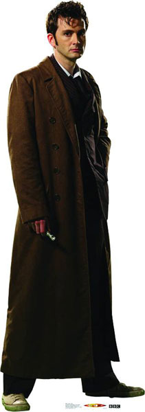 Doctor Who Life-Size Standup: Tenth Doctor Overcoat - Westfield Comics