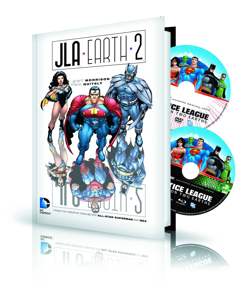 Image: JLA / Earth 2 Book & DVD/Blu-ray HC  - DC Comics