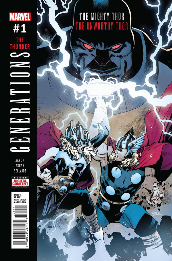 Image: Generations: The Unworthy Thor & The Mighty Thor #1  [2017] - Marvel Comics