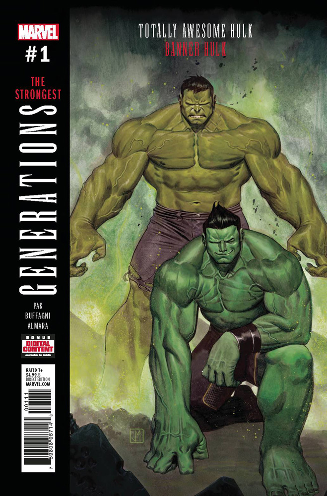 Image: Generations: Banner Hulk & the Totally Awesome Hulk #1 - Marvel Comics