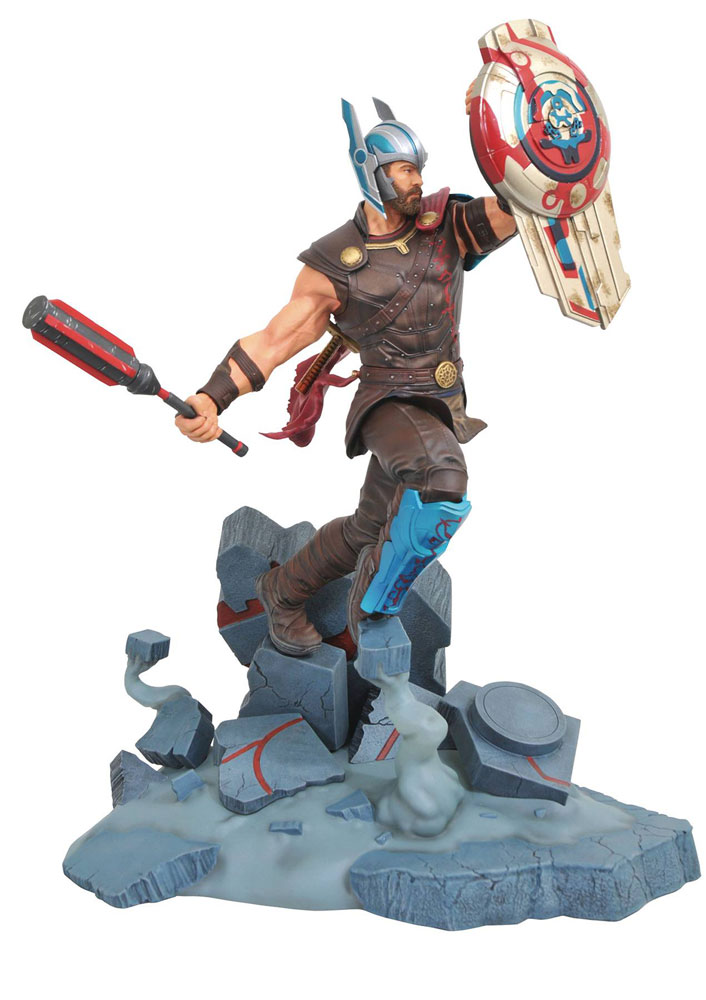 Image: Marvel Milestones Statue: Thor Ragnarok - Gladiator Thor  - Diamond Select Toys LLC