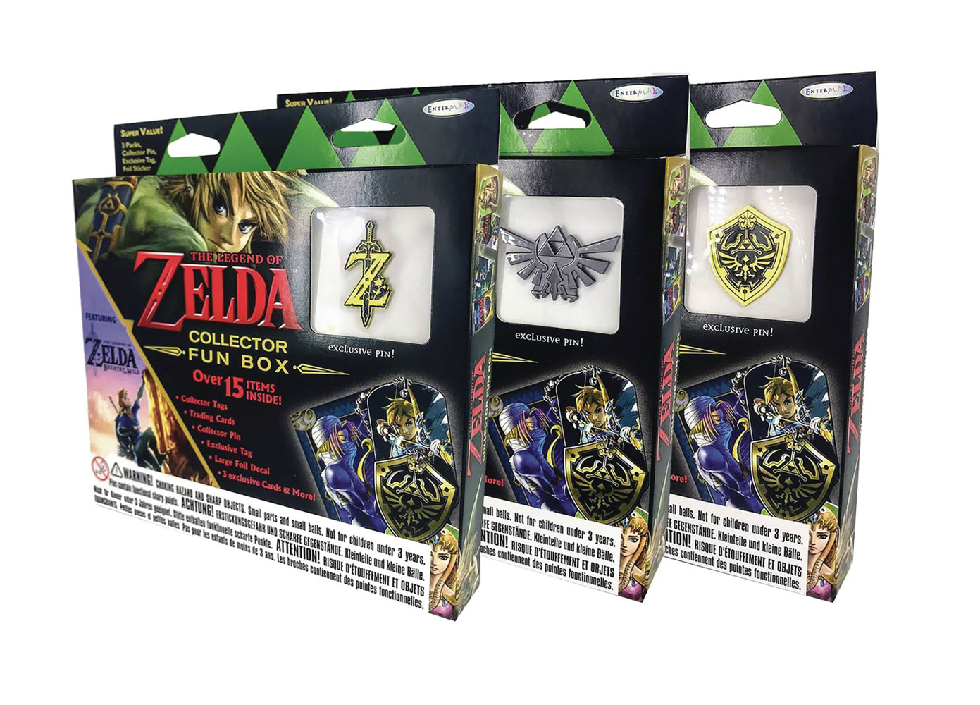 CARDS, TAGS PINS & MORE BRAND NEW & SEALED LEGEND OF ZELDA COLLECTOR FUN BOX