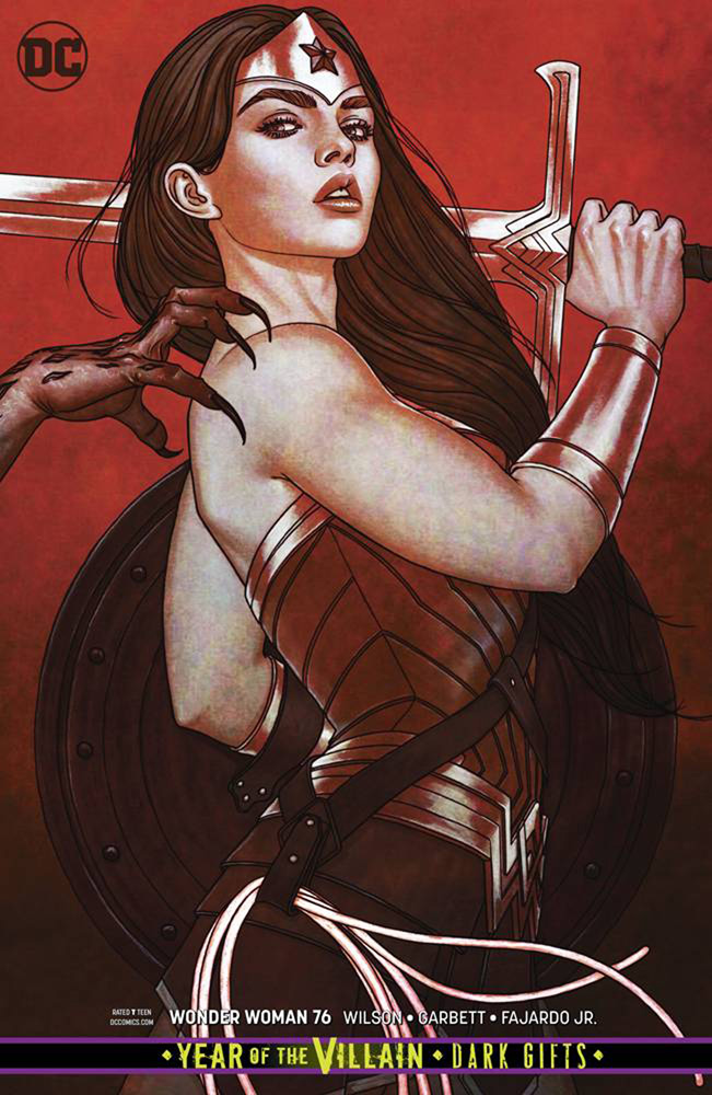 Image: Wonder Woman #76 (Year of the Villain - Dark Gifts) (variant cover - Jenny Frison)  [2019] - DC Comics