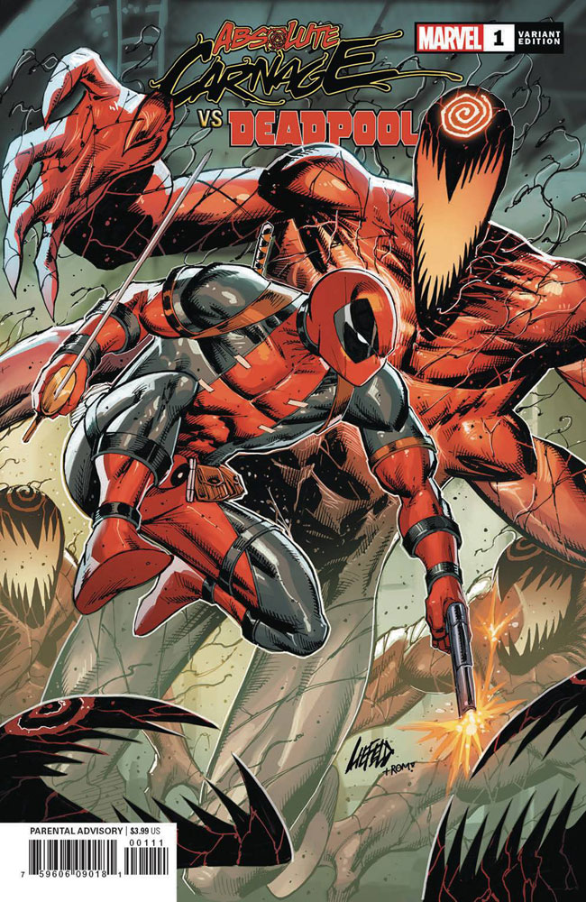 Absolute Carnage Vs Deadpool 1 Variant Connecting Cover