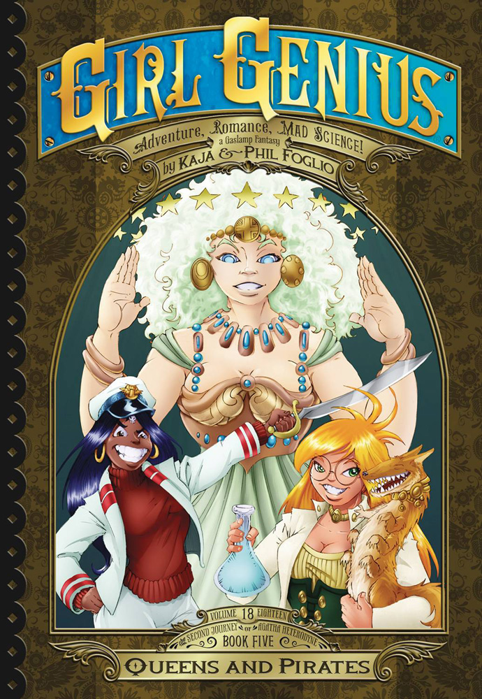 Image: Girl Genius Vol. 18: Second Journey Book 05: Queens and Pirates HC  - Airship Entertainment