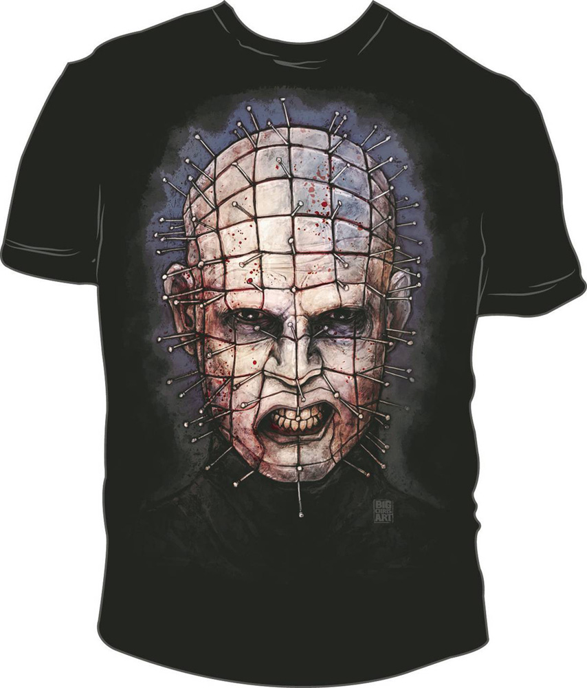 Image: Hellraiser T-Shirt: Pinhead [Black]  (S) - Get Down Gda, Inc