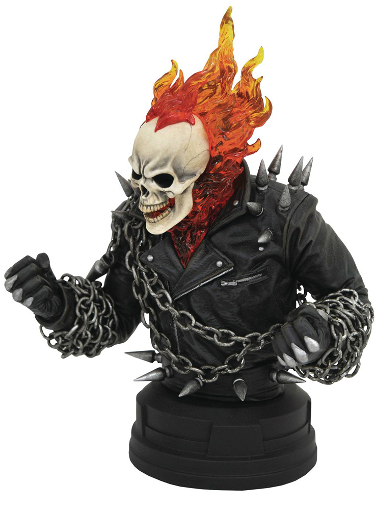 Image: Marvel Bust: Ghost Rider  (Comic) (1/6 Scale) - Diamond Select Toys LLC