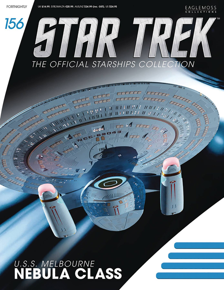 Image: Star Trek Official Starships Collection: U.S.S. Melbourne Nebula Class #156 - Eaglemoss Publications Ltd