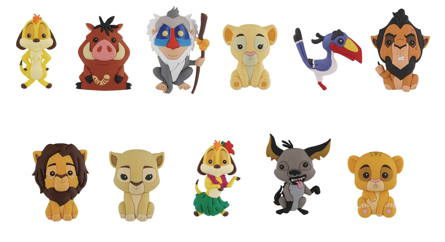 Image: Disney Series23 Lion King Figural Keyring: 24-Piece Blind Mystery Box Display  - Monogram Products