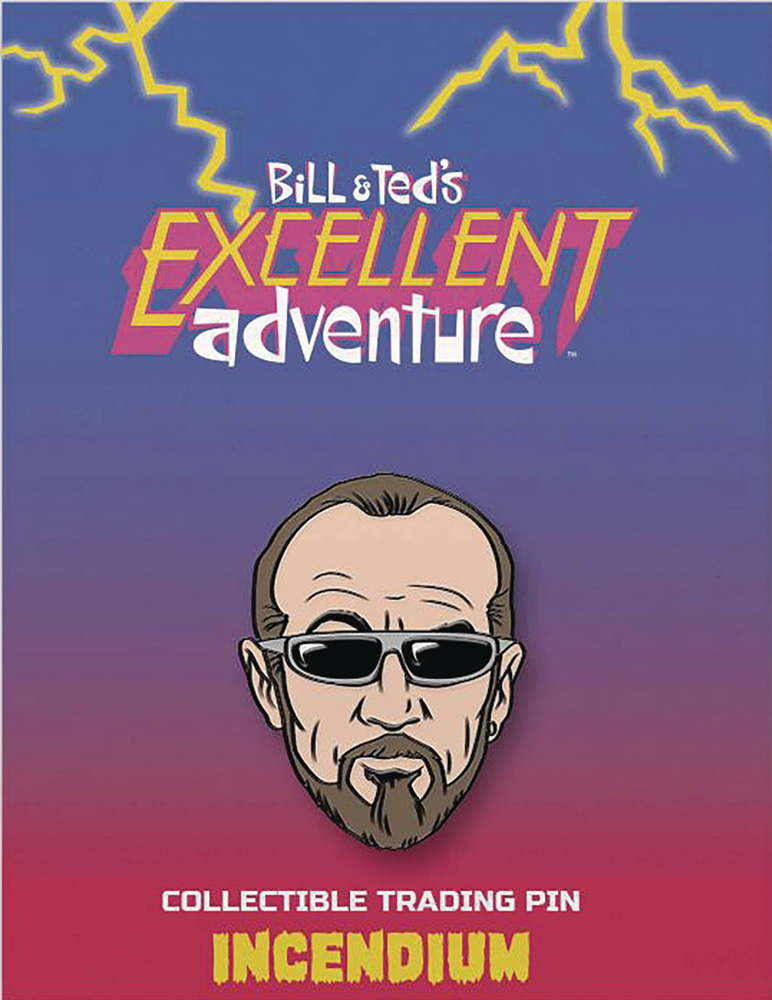 Image: Bill and Ted's Excellent Adventure Lapel Pin: Rufus  - Incendium LLC