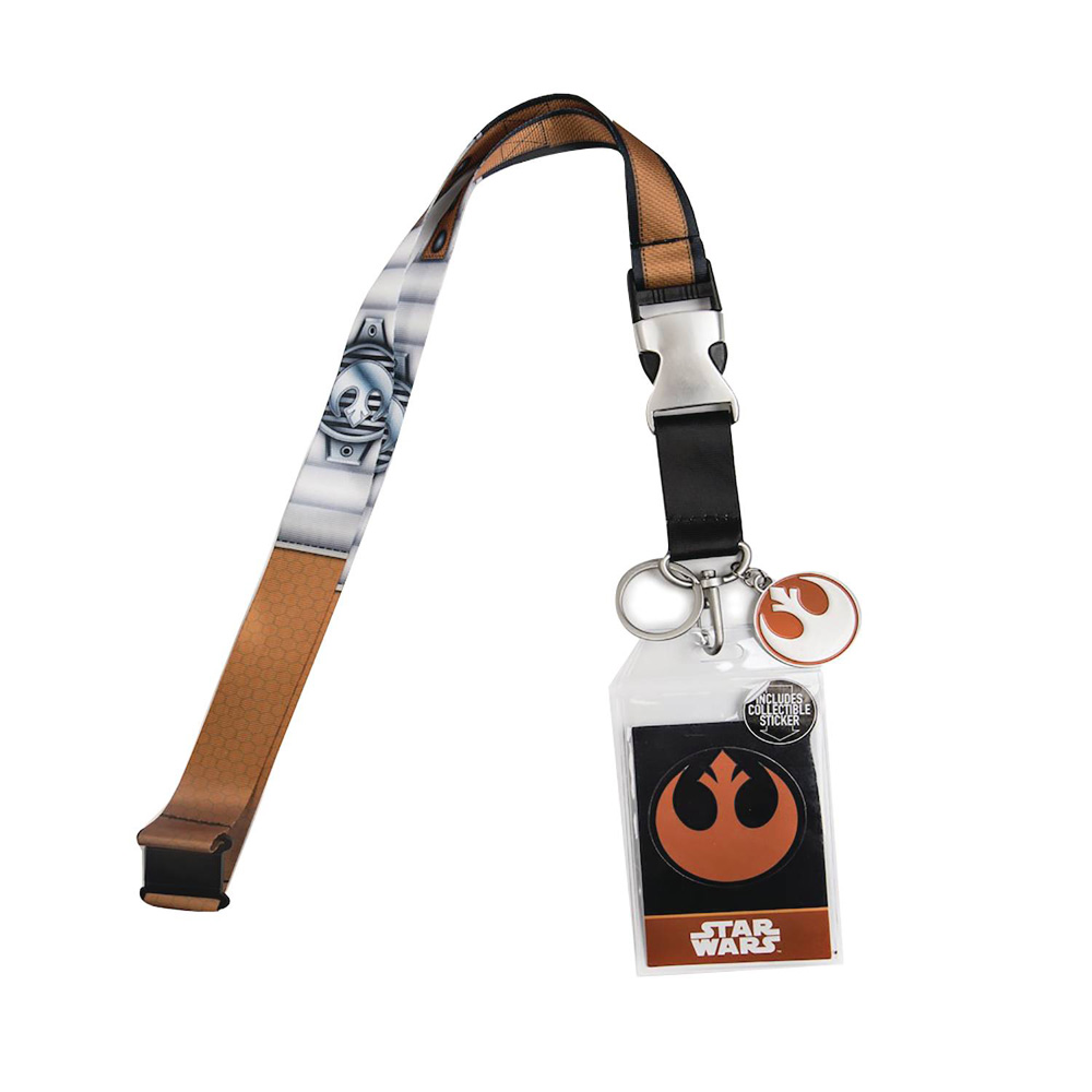 Image: Star Wars Lanyard: Heroes & Villains Rebel Pilot  - Bioworld Merchandising