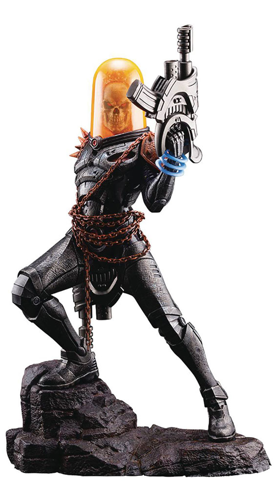 Image: Marvel ArtFX Premier Statue: Cosmic Ghost Rider  - Kotobukiya