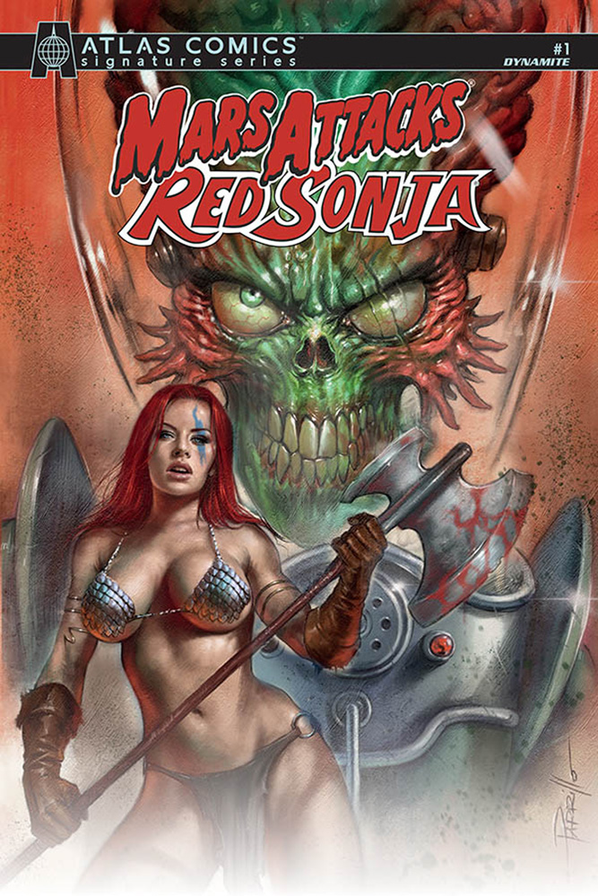 Image: Mars Attacks / Red Sonja #1 (cover A - Parrillo)  [2020] - Dynamite