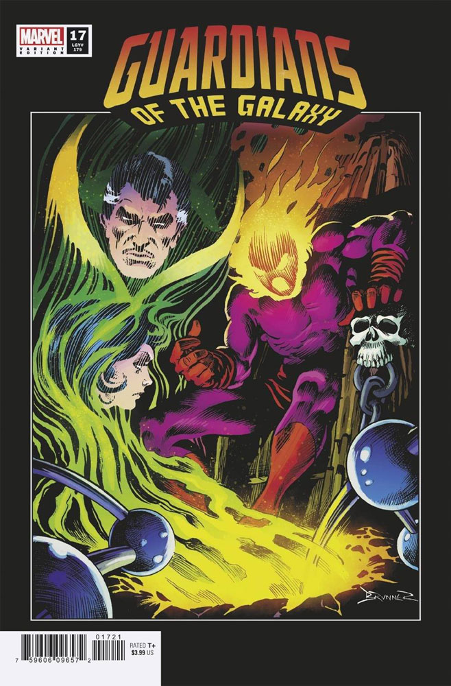 Image: Guardians of the Galaxy #17 (ANHL) (incentive 1:50 Hidden Gem cover - Brunner)  [2021] - Marvel Comics