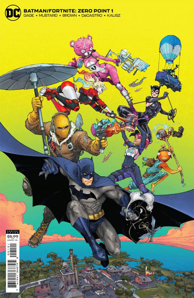 Image: Batman / Fortnite: Zero Point #1 (DFE Limited Series signed in Gold by Christos Gage) - Dynamic Forces