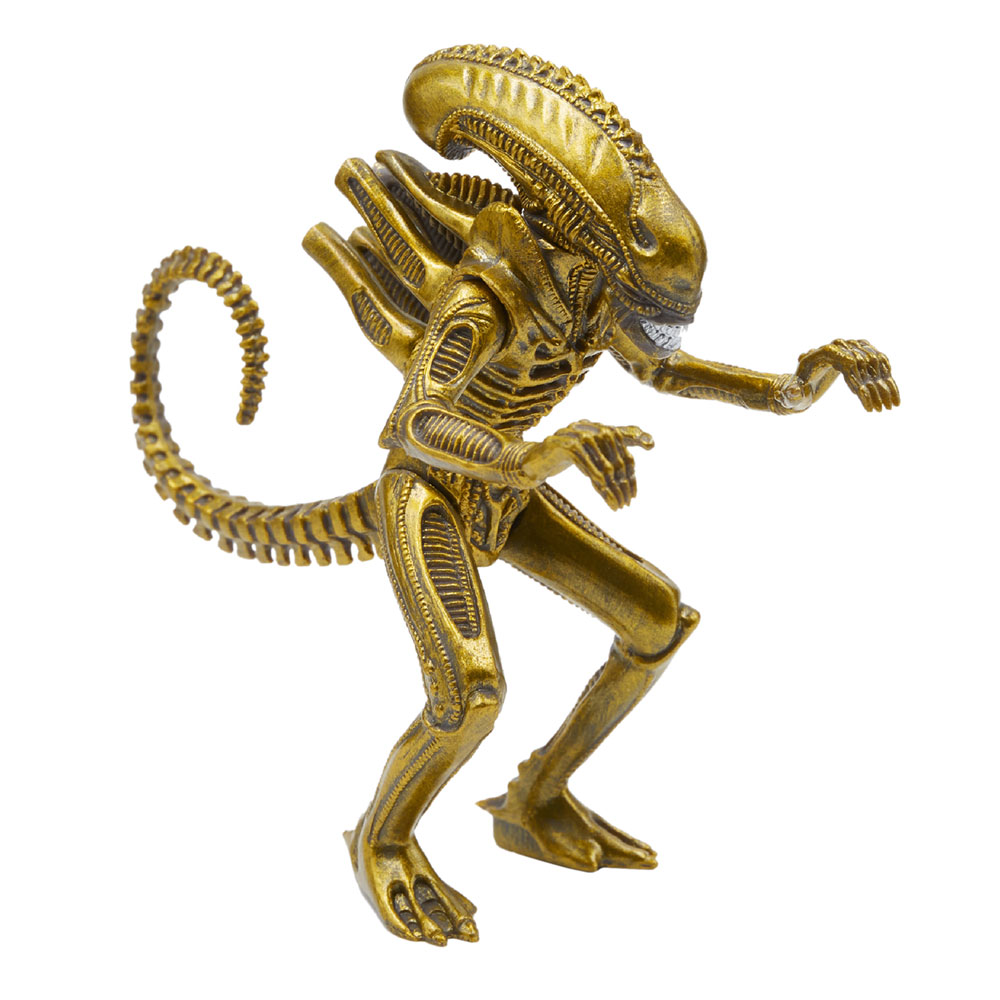 Image: Aliens ReAction Figure: Alien Warrior  (Attack version) - Super7