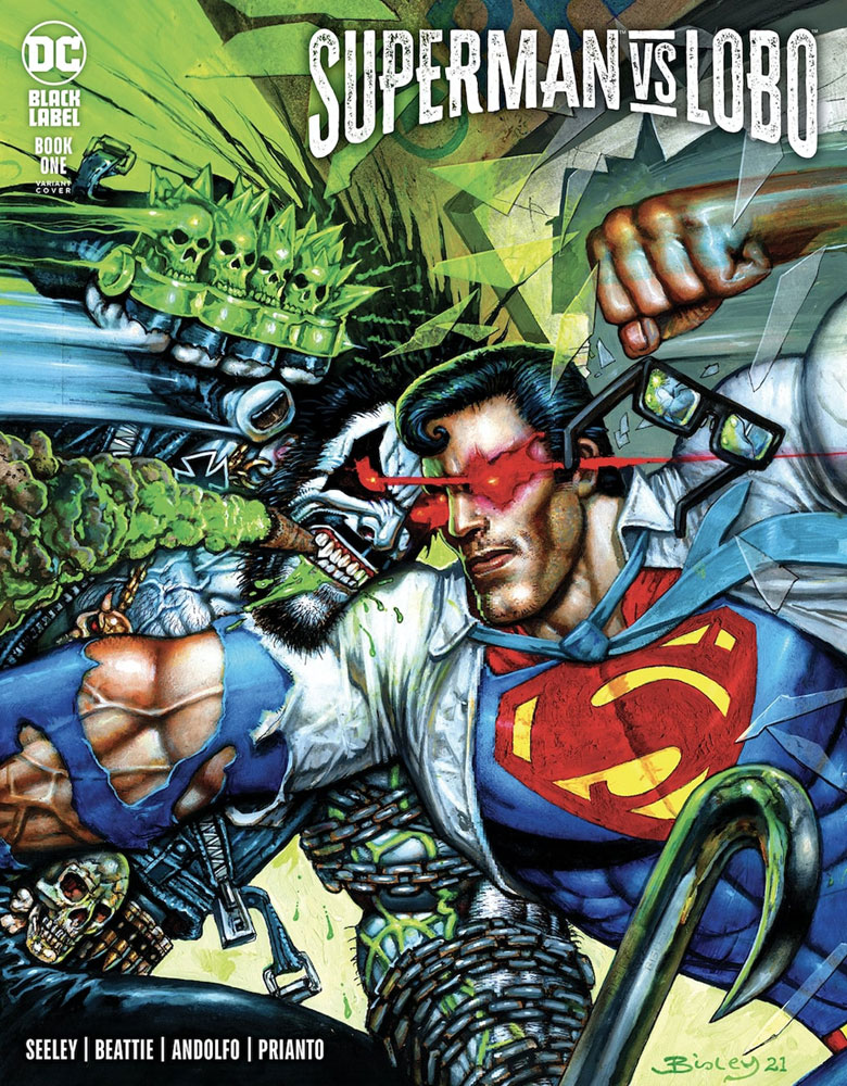 Image: Superman vs. Lobo #1 (variant cover - Simon Bisley) - DC Comics