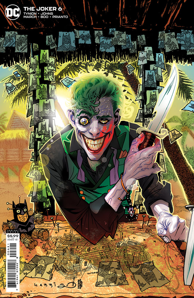 Image: Joker #6 (variant card stock cover - Tony Harris)  [2021] - DC Comics