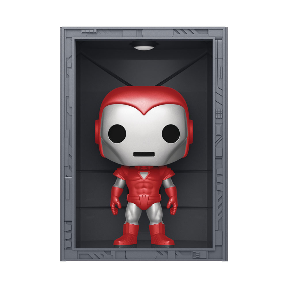 Pop! Marvel BobbleHead 1038 Hall of Armor Iron Man Model 8 Silver