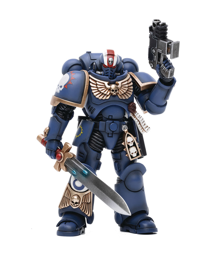 Joytoy Warhammer 40k Figure: Primaris Lt. Erastus (1 18 Scale 