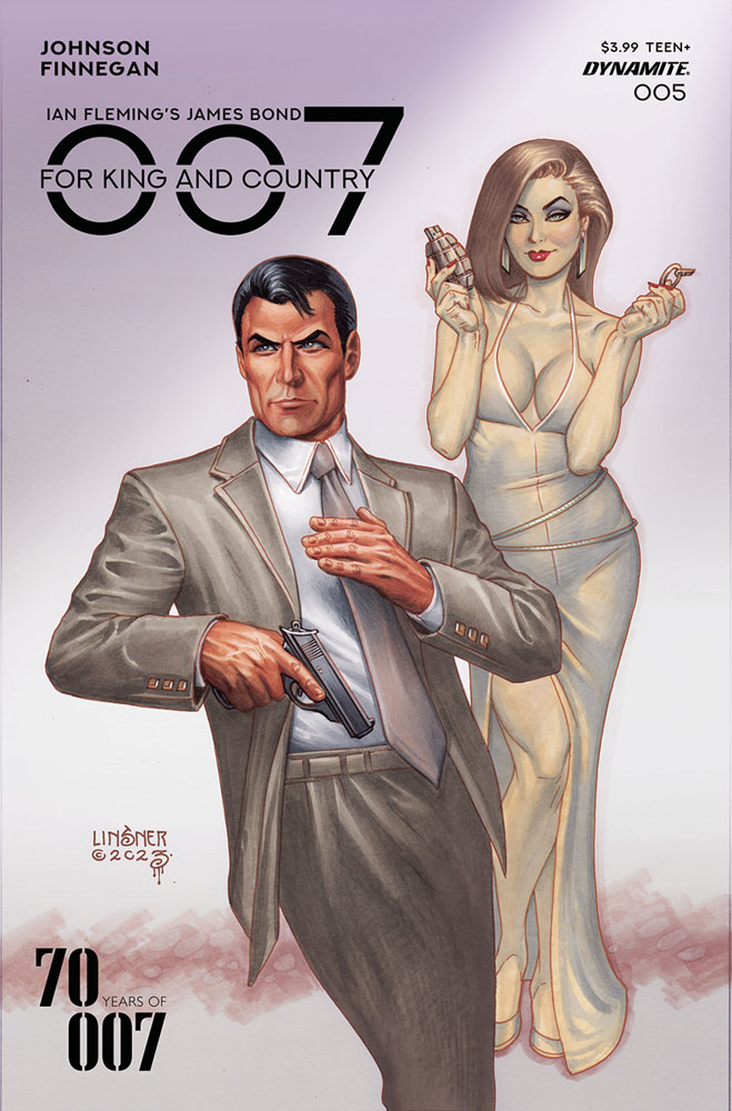 Image: James Bond: 007, For King & Country #5 (cover A - Linsner) - Dynamite
