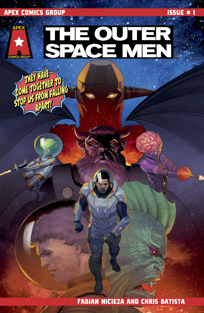 Image: The Outer Space Men #1 (cover C - Gamma X) - American Mythology Productions