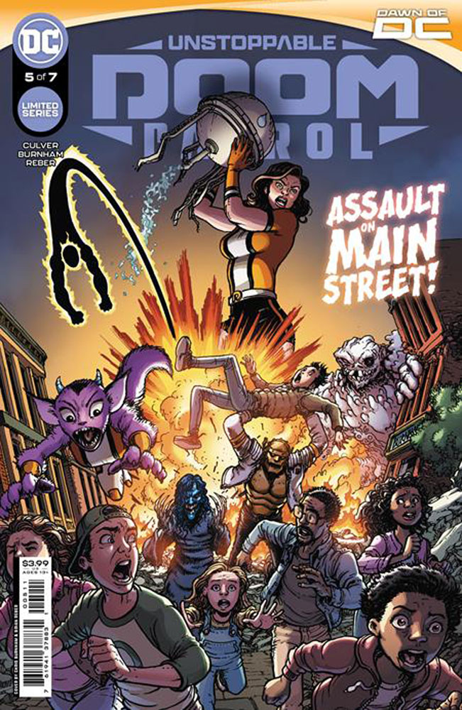 Image: Unstoppable Doom Patrol #5 (cover A - Chris Burnham)  [2023] - DC Comics