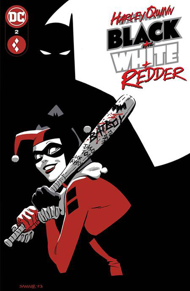 Image: Harley Quinn: Black + White + Redder #2 (cover A cardstock - Chris Samnee) - DC Comics