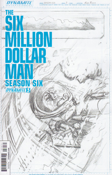 Image: Six Million Dollar Man: Season 6 #3 (15-copy incentive cover - Ross) - Dynamite