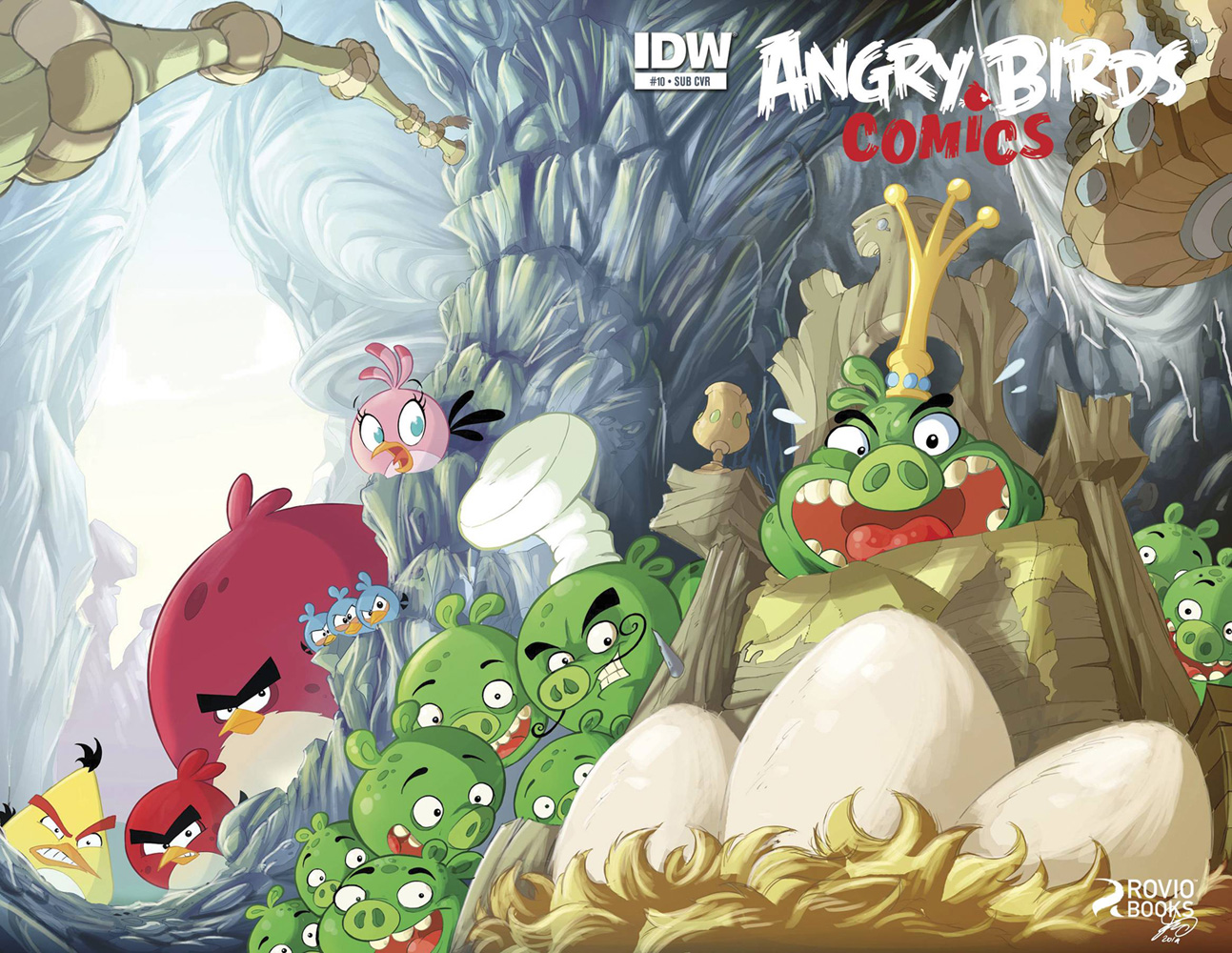 Angry Birds Comics 11 subscription cover Ciro Cangialosi