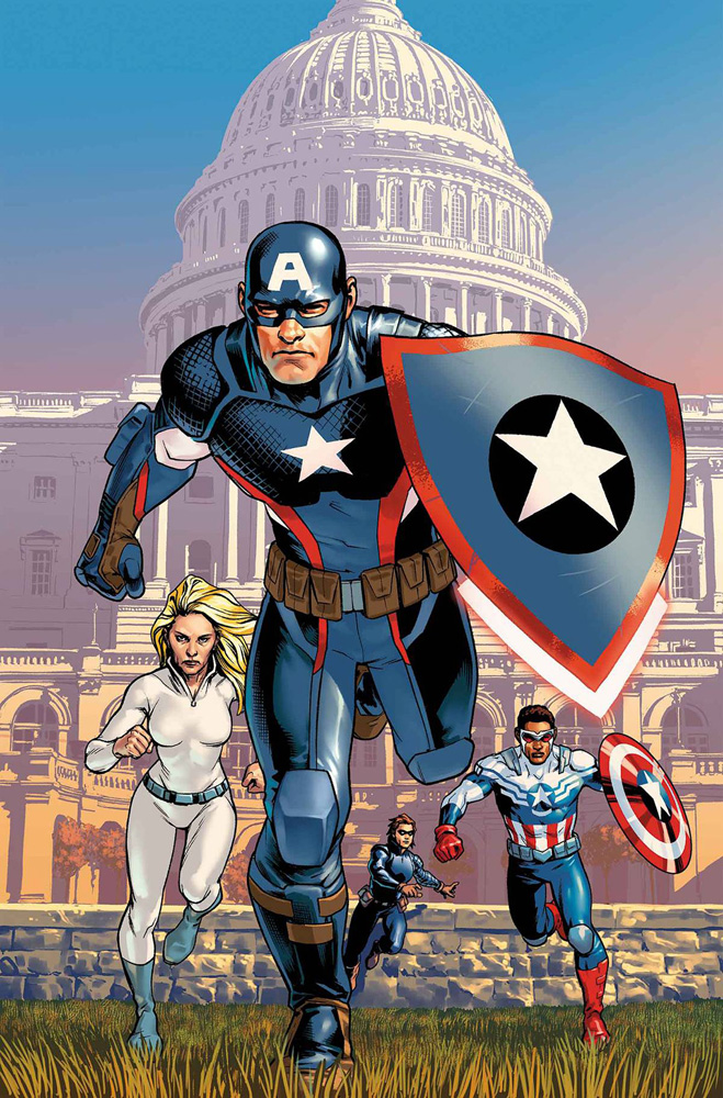 Image: Captain America: Steve Rogers #1 by Saiz Poster  - Marvel Comics