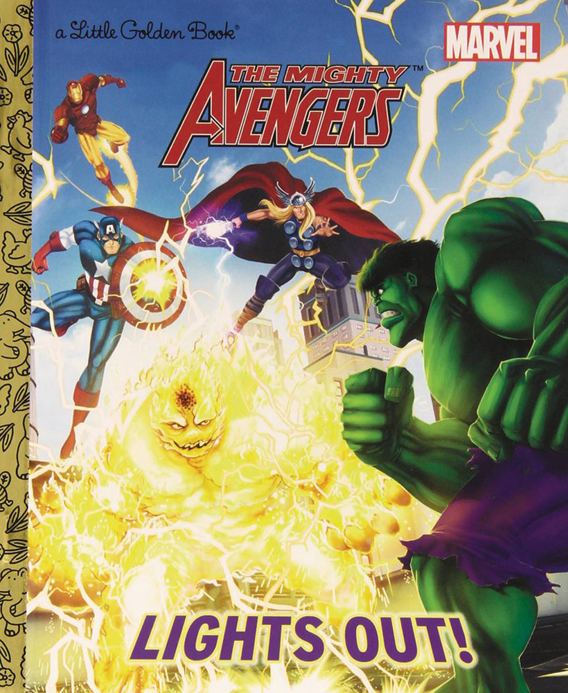 Image: Marvel Comics Little Golden Book: The Mighty Avengers - Lights Out!  - Random House Books For Young R