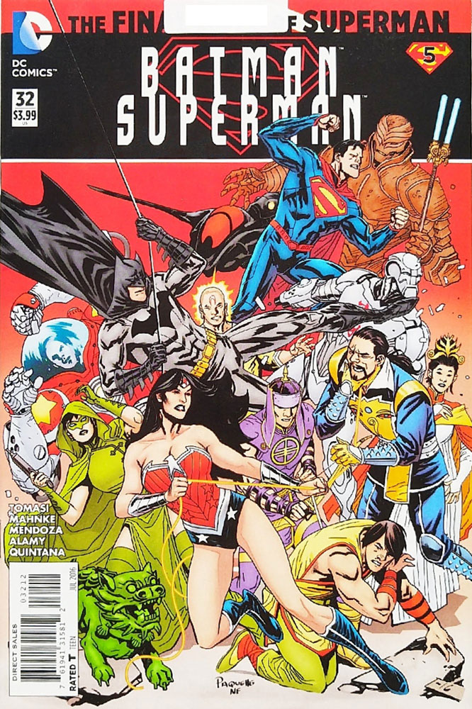 Image: Batman / Superman #32 (variant 2nd printing cover)  [2016] - DC Comics