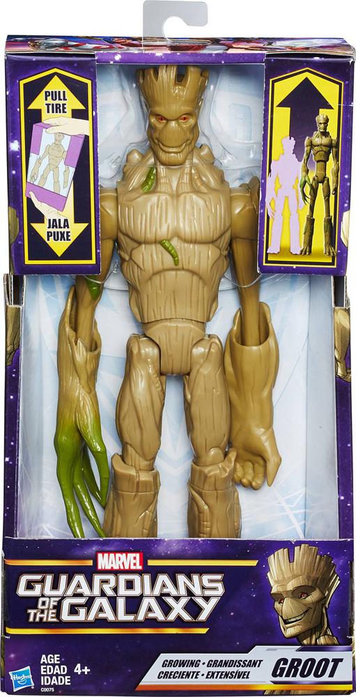 Image: Marvel Guardians of the Galaxy Titan Hero Deluxe Growing Groot Action Figure Case  - Hasbro Toy Group