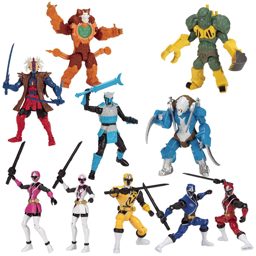 power rangers ninja steel 5 inch figures