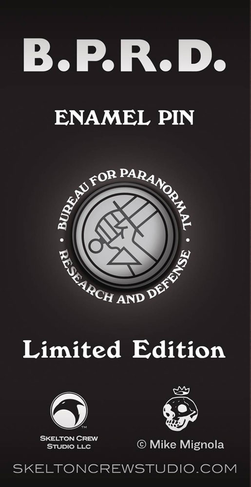 Image: Hellboy Limited Edition Enamel Pin: B.P.R.D. Logo  - Skelton Crew Studio, LLC