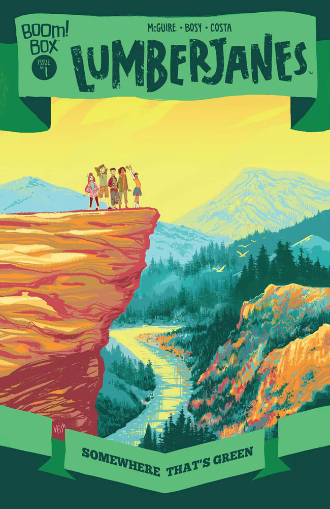 Image: Lumberjanes: Somewhere That's Green #1 (Preorder cover - Fish)  [2019] - Boom! - Boom! Box