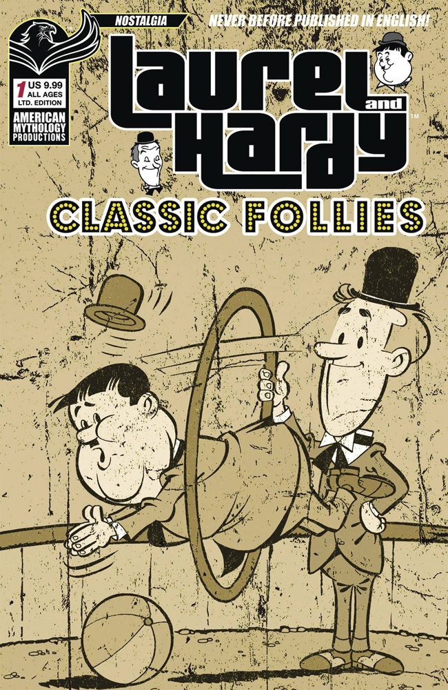 Image: Laurel and Hardy: Classic Follies #1 (variant limited cover) - American Mythology Productions