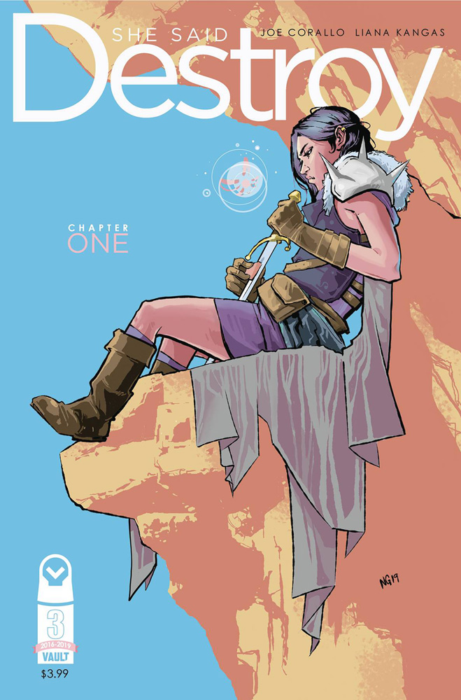 Image: She Said Destroy #1 (variant cover) - Vault Comics