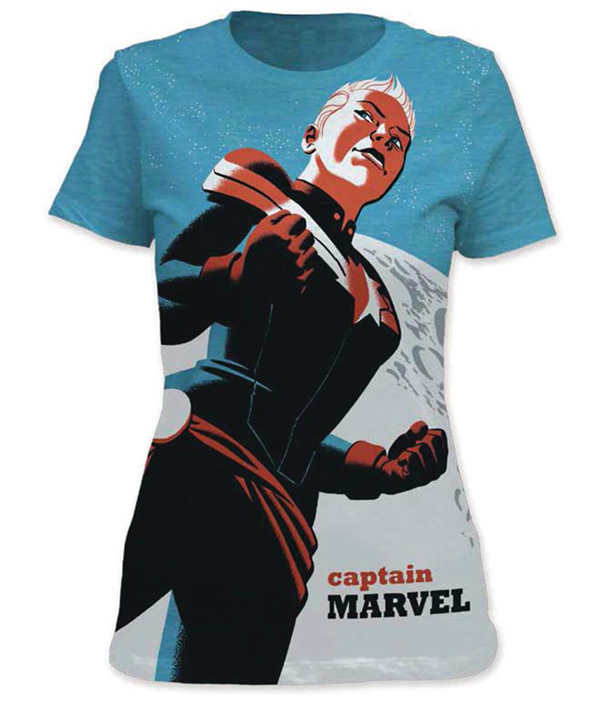 Image: Captain Marvel T-Shirt: Michael Cho [Fitted]  (L) - Impact Merchandising