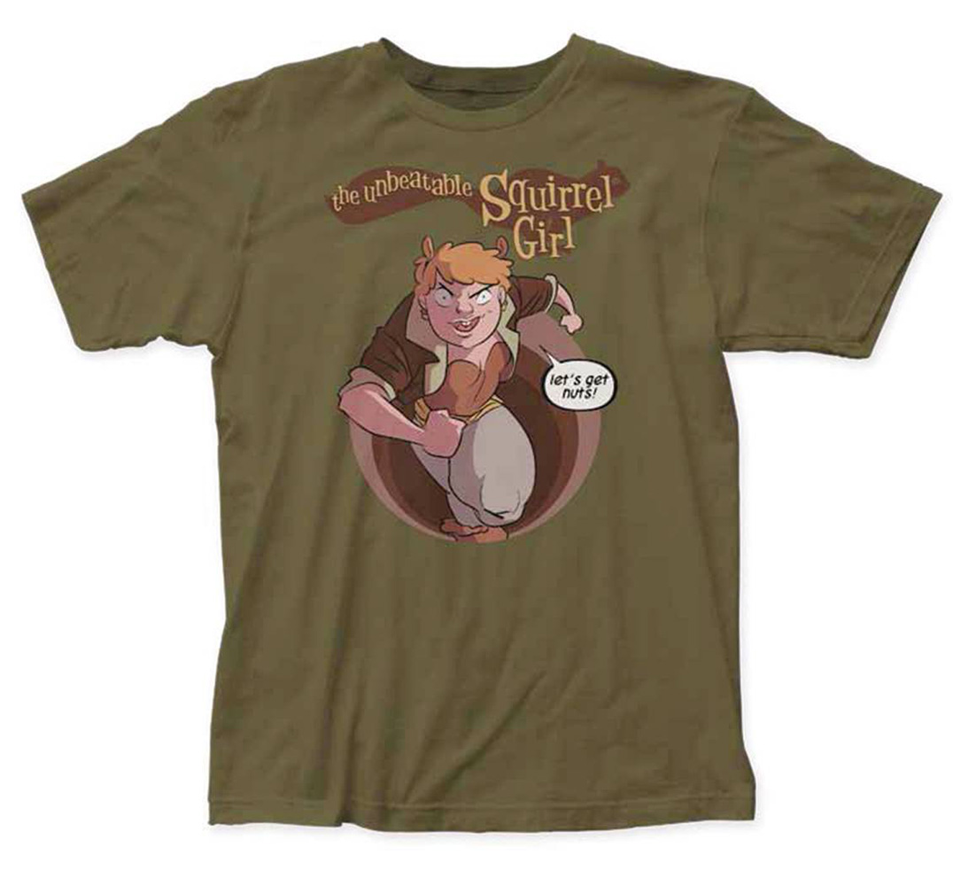 Image: Marvel T-Shirt: Squirrel Girl - Let's Get Nuts  (S) - Impact Merchandising